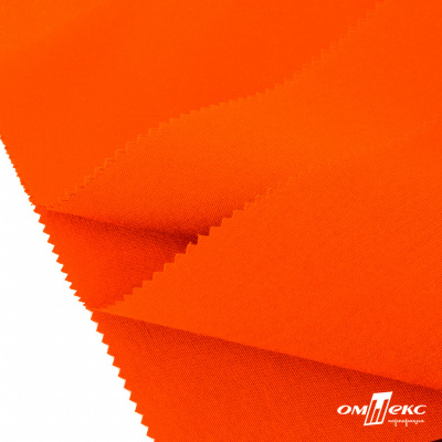 Ткань смесовая для спецодежды "Униформ" 17-1350, 200 гр/м2, шир.150 см, цвет люм.оранжевый - купить в Магадане. Цена 138.73 руб.