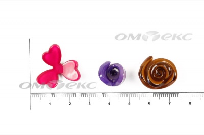 Украшение "Розы малые №1" 20мм - купить в Магадане. Цена: 32.49 руб.