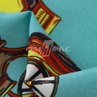Плательная ткань "Фламенко" 16.2, 80 гр/м2, шир.150 см, принт этнический - купить в Магадане. Цена 241.49 руб.