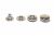 Кнопка металлическая "Альфа" с пружиной, 15 мм (уп. 720+/-20 шт), цвет никель - купить в Магадане. Цена: 1 466.73 руб.