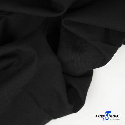 Ткань костюмная "Матте" 80% P, 16% R, 4% S, 170 г/м2, шир.150 см, цв-черный #1 - купить в Магадане. Цена 372.90 руб.