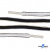 Шнурки #4-27, круглые 130 см, двухцветные (черно/белый) - купить в Магадане. Цена: 47.04 руб.