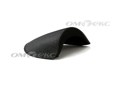 Плечевые накладки OВТ-10, обшитые, цвет чёрный - купить в Магадане. Цена: 17.64 руб.