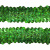 Тесьма с пайетками D4, шир. 30 мм/уп. 25+/-1 м, цвет зелёный - купить в Магадане. Цена: 1 087.39 руб.