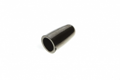 8100-Наконечник пластиковый под металл 15 мм-тем.никель - купить в Магадане. Цена: 2.45 руб.