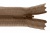 Молния потайная Т3 294, 50 см, капрон, цвет коричневый - купить в Магадане. Цена: 6.90 руб.
