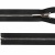 Молния металл Т-5, 70 см, разъёмная, цвет чёрный - купить в Магадане. Цена: 105.03 руб.