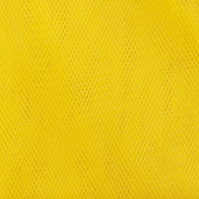 Фатин матовый 16-70, 12 гр/м2, шир.300см, цвет жёлтый - купить в Магадане. Цена 112.70 руб.