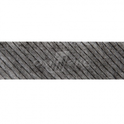 KQ217N -прок.лента нитепрошивная по косой 15мм графит 100м - купить в Магадане. Цена: 2.24 руб.