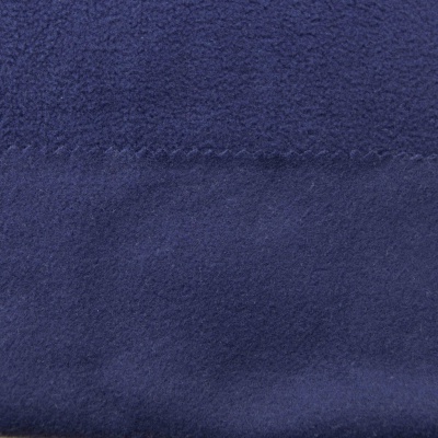 Флис DTY 19-3920, 180 г/м2, шир. 150 см, цвет т.синий - купить в Магадане. Цена 646.04 руб.