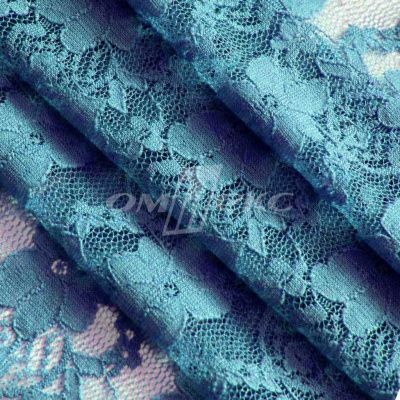Кружевное полотно стрейч 15A61/BLUE, 100 гр/м2, шир.150см - купить в Магадане. Цена 1 581 руб.