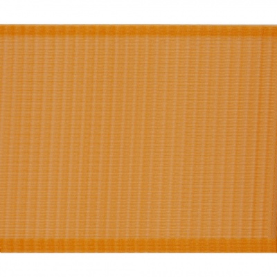 Лента капроновая "Гофре", шир. 110 мм/уп. 50 м, цвет оранжевый - купить в Магадане. Цена: 26.93 руб.