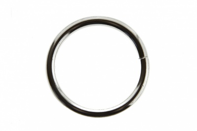 Кольцо металлическое d-3 х 32 мм, цв.-никель - купить в Магадане. Цена: 3.92 руб.