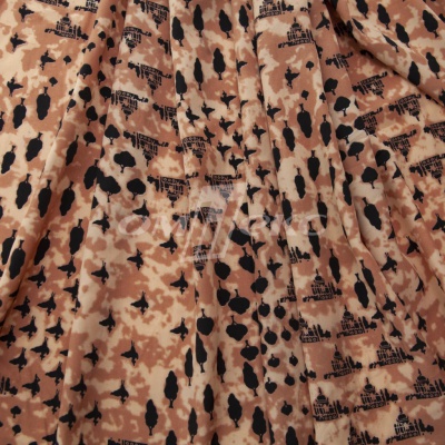 Плательная ткань "Софи" 12.2, 75 гр/м2, шир.150 см, принт этнический - купить в Магадане. Цена 241.49 руб.