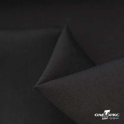 Ткань сорочечная Альто, 115 г/м2, 58% пэ,42% хл, окрашенный, шир.150 см, цв. чёрный  (арт.101) - купить в Магадане. Цена 273.15 руб.