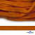 Шнур плетеный (плоский) d-12 мм, (уп.90+/-1м), 100% полиэстер, цв.267 - оранжевый - купить в Магадане. Цена: 8.62 руб.