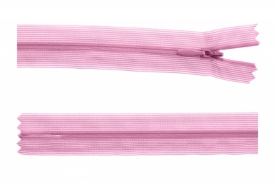 Молния потайная Т3 513, 20 см, капрон, цвет св.розовый - купить в Магадане. Цена: 5.12 руб.