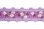 Тесьма декоративная 0385-6169, шир. 25 мм/уп. 22,8+/-1 м, цвет 01-фиолетовый - купить в Магадане. Цена: 391.39 руб.