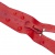 Молния водонепроницаемая PVC Т-7, 20 см, неразъемная, цвет (820)-красный - купить в Магадане. Цена: 21.56 руб.