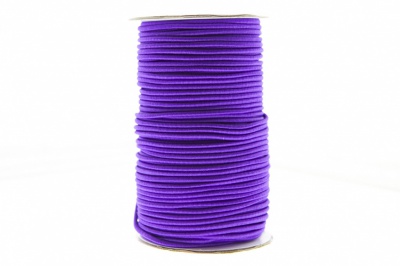 0370-1301-Шнур эластичный 3 мм, (уп.100+/-1м), цв.175- фиолет - купить в Магадане. Цена: 459.62 руб.