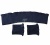 Манжеты и подвяз (комплект) КРК-4285 цв. 078-синий - купить в Магадане. Цена: 532.81 руб.