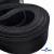 Регилиновая лента мягкая, пластик, шир.40мм, (уп.22+/-0,5м), цв.- черный - купить в Магадане. Цена: 297 руб.