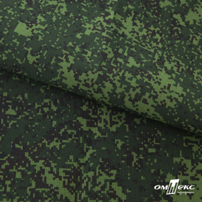 Униформ Рип Стоп 80/20 полиэфир/хлопок, 205 г/м2,  принтованный темно-зеленый, ВО, шир. 150 см - купить в Магадане. Цена 191.15 руб.