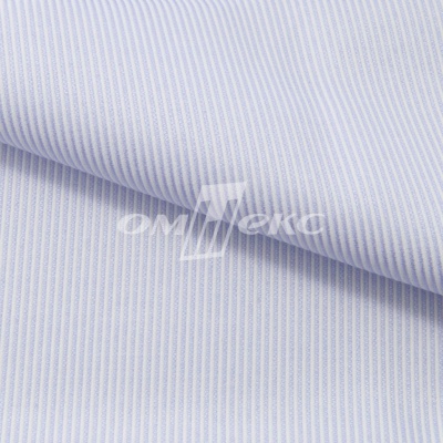 Ткань сорочечная Пула, 115 г/м2, 58% пэ,42% хл, шир.150 см, цв.1-голубой, (арт.107) - купить в Магадане. Цена 306.69 руб.