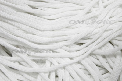 Шнур Т-02 (4с2) мелкое плетение 4мм 100 м белый - купить в Магадане. Цена: 2.50 руб.