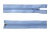 Спиральная молния Т5 351, 75 см, автомат, цвет св.голубой - купить в Магадане. Цена: 16.28 руб.