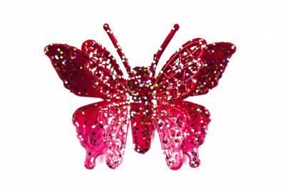Бабочка декоративная пластиковая #10 - купить в Магадане. Цена: 7.09 руб.