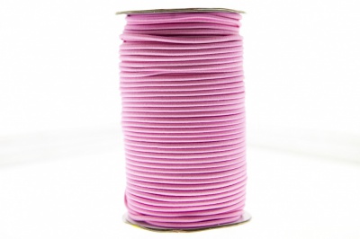 0370-1301-Шнур эластичный 3 мм, (уп.100+/-1м), цв.141- розовый - купить в Магадане. Цена: 459.62 руб.