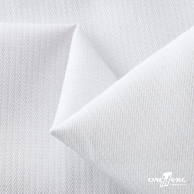 Ткань сорочечная смешанная, 115 г/м2, 58% пэ,42% хл, (арт.106) окрашенный, шир.150 см, цв.1 - белый - купить в Магадане. Цена 285.48 руб.