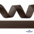Окантовочная тесьма №001, шир. 22 мм (в упак. 100 м), цвет коричневый - купить в Магадане. Цена: 292.17 руб.