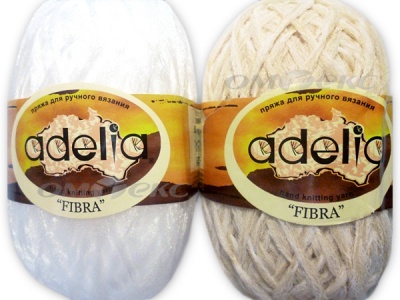 Пряжа Adelia "Fibra", полиэстер 100%, 50 гр/200 м - купить в Магадане. Цена: 34.67 руб.