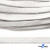 Шнур плетеный d-8 мм плоский, 70% хлопок 30% полиэстер, уп.85+/-1 м, цв.1018-белый - купить в Магадане. Цена: 735 руб.