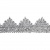 Тесьма металлизированная 0384-0240, шир. 40 мм/уп. 25+/-1 м, цвет серебро - купить в Магадане. Цена: 490.74 руб.
