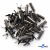 06032-Наконечник для шнура металл, отв. 4 мм, цв. тём.никель - купить в Магадане. Цена: 9.60 руб.