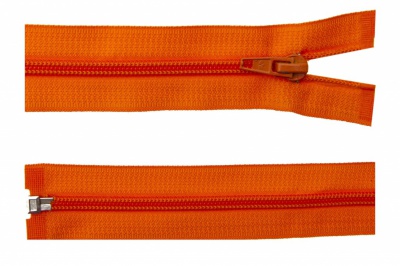Спиральная молния Т5 849, 50 см, автомат, цвет оранжевый - купить в Магадане. Цена: 13.41 руб.