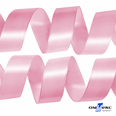 050-нежно-розовый Лента атласная упаковочная (В) 85+/-5гр/м2, шир.50 мм (1/2), 25+/-1 м - купить в Магадане. Цена: 120.46 руб.