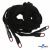 Шнурки #106-01, плоские 130 см, декор.наконечник, цв.чёрный - купить в Магадане. Цена: 43.98 руб.