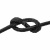 Шнур вощеный 1мм (упак.50 +/-1 ярд) цв.-черный - купить в Магадане. Цена: 175.11 руб.