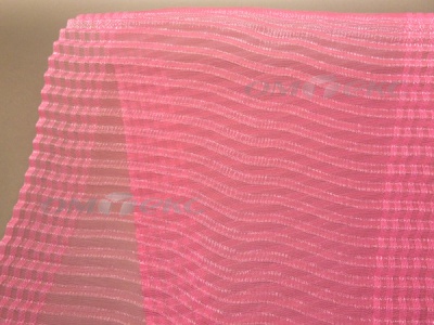Лента капроновая "Гофре", шир. 110 мм/уп. 50 м, цвет розовый - купить в Магадане. Цена: 35.60 руб.