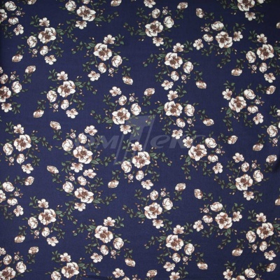 Плательная ткань "Фламенко" 3.2, 80 гр/м2, шир.150 см, принт растительный - купить в Магадане. Цена 239.03 руб.