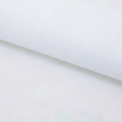 Флис DTY 240 г/м2, White/белый, 150 см (2,77м/кг) - купить в Магадане. Цена 640.46 руб.
