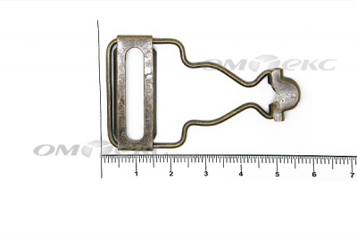 Застежки для комбинезонов металлическая 32 мм Никель (20ШТ)  - купить в Магадане. Цена: 3.18 руб.