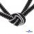 Шнурки #108-4, плоские 130 см, цв.-чёрно/белый - купить в Магадане. Цена: 47.52 руб.