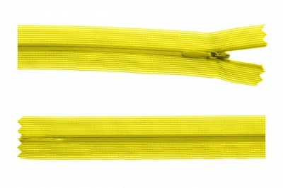 Молния потайная Т3 131, 20 см, капрон, цвет жёлтый - купить в Магадане. Цена: 5.12 руб.
