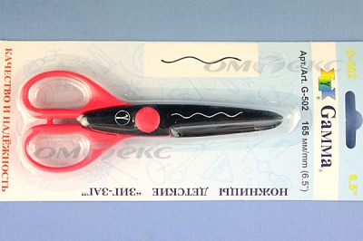 Ножницы G-502 детские 165 мм - купить в Магадане. Цена: 292.21 руб.