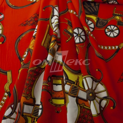 Плательная ткань "Фламенко" 16.1, 80 гр/м2, шир.150 см, принт этнический - купить в Магадане. Цена 241.49 руб.